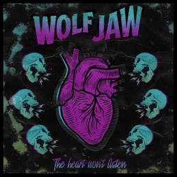 WOLF JAW "The Heart wont Listen" LIMITED EDITION CD IN O CARD WITH BONUS TRACK