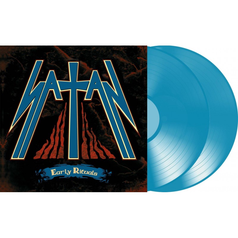 SATAN : ‘Early Rituals’ Limited edition Double Transparent Blue vinyl of 500 copies worldwide !