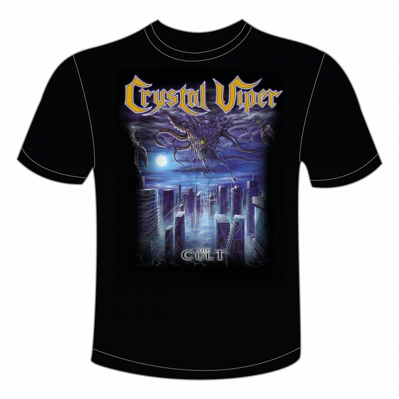 CRYSTAL VIPER - Exclusive ’The Cult’ Cover Album T Shirt