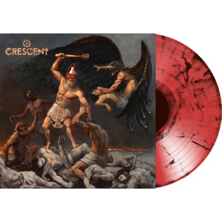 CRESCENT 'Carving the Fires of Akhet’  LIMITED EDITION GATEFOLD TRANSPARENT RED / BLACK MARBLE VINYL  OF 100 COPIES WORLDWIDE