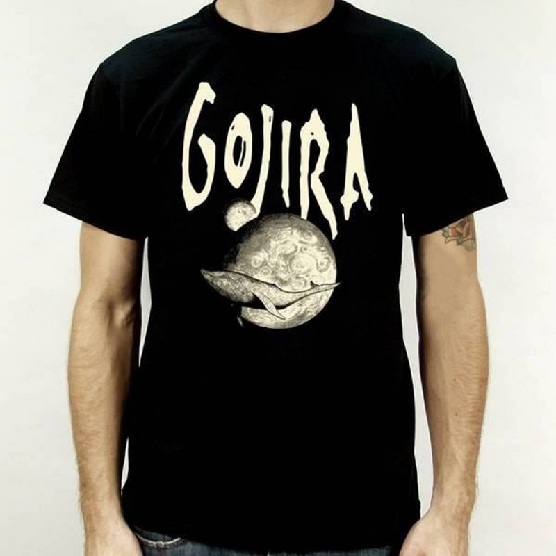 Gojira From Mars To Sirius Album Ver Cotton Black Unisex T shirt Size S-3XL