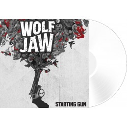 WOLF JAW Starting Gun LIMITED EDITION WHITE VINYL OF 300 COPIES WORLDWIDE WITH BONUS TRACK