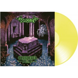 GORGUTS : 'Considered Dead'  Limited edition of 500 copies in Transparent Yellow  vinyl