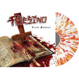 ASESINO ‘Cristo Satanico’  LIMITED EDITION OF OF 100 COPIES WORLDWIDE IN ULTRA TRANSPARENT WITH RED AND ORANGE BLACK   SPLATTERS