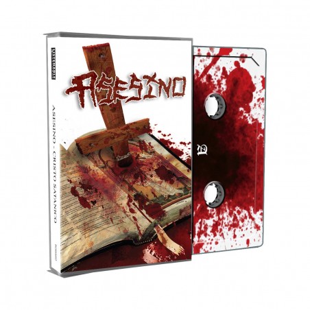ASESINO : 'Cristo Satanico’ LIMITED EDITION CASSETTE  WITH FULL ONBODY PRINT OF 100 COPIES WORLDWIDE !