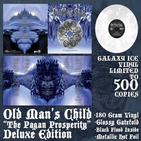 OLD MAN'S CHILD - The Pagan Prosperity LP - Gatefold 180g Galaxy Ice Vinyl Limited Edition