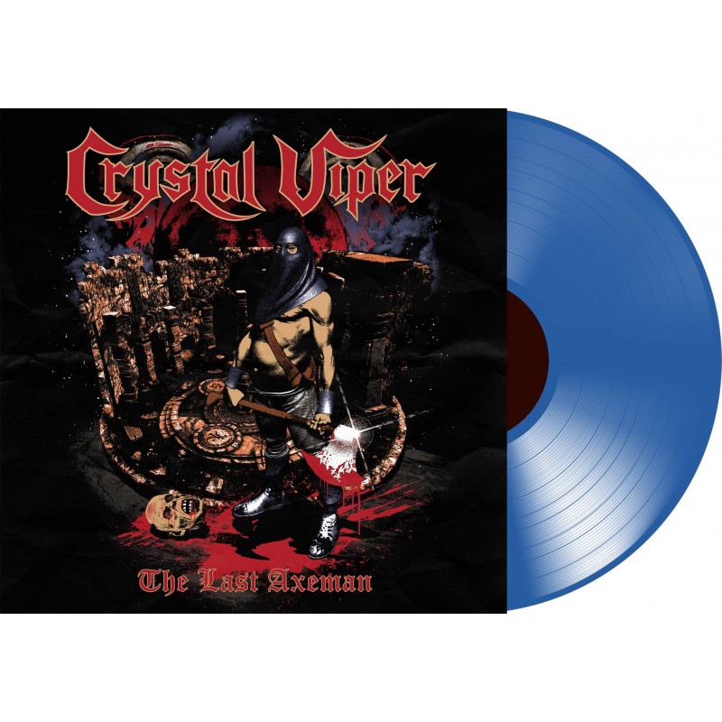 CRYSTAL VIPER : ’The Last Axeman ‘ LIMITED EDITION TRANSPARENT BLUE VINYL