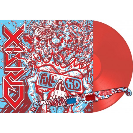 CRISIX  - Full HD LIMITED EDITION ‘FULL HD’ GATEFOLD WHITE VINYL OF 200 COPIES WORLDWIDE including  3D Glasses . Out on April 15