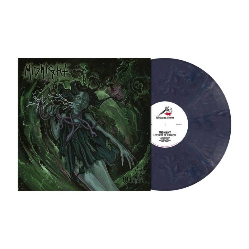MIDNIGHT - Let There Be Witchery LP - Indigo Marbled Vinyl Limited Edition