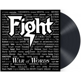 FIGHT - War Of Words LP - 180g Black Vinyl