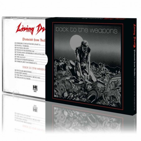 LIVING DEATH - Protected From Reality / Back To The Weapons Slipcase CD