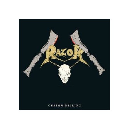 RAZOR - Custom Killing LP BONE/ RED SPLATTER