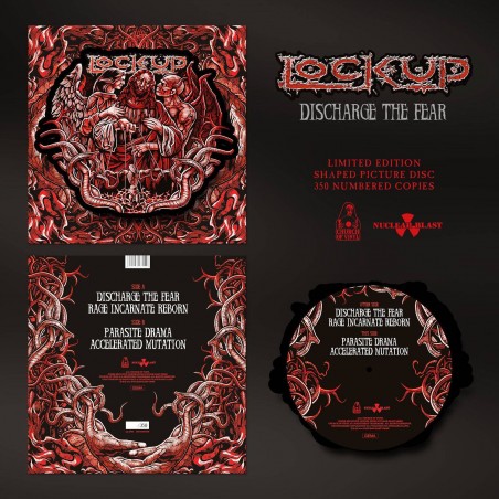LOCK UP Discharge The Fear Shaped Picture Disc Vinyl
