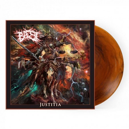 BAEST - Justitia LP Limited Edition - 180g Orange Black Marbled Vinyl + CD
