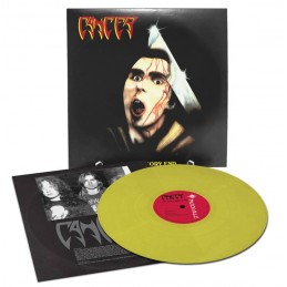 CANCER - To The Gory End Yellow Vinyl