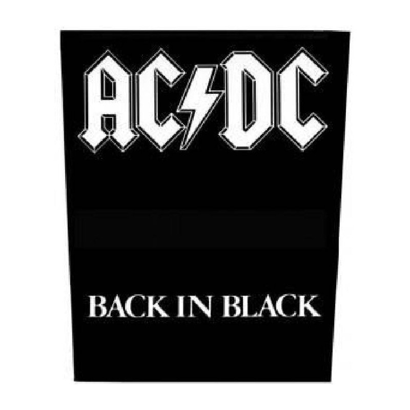 AC/DC - Back In Black - Back Patch